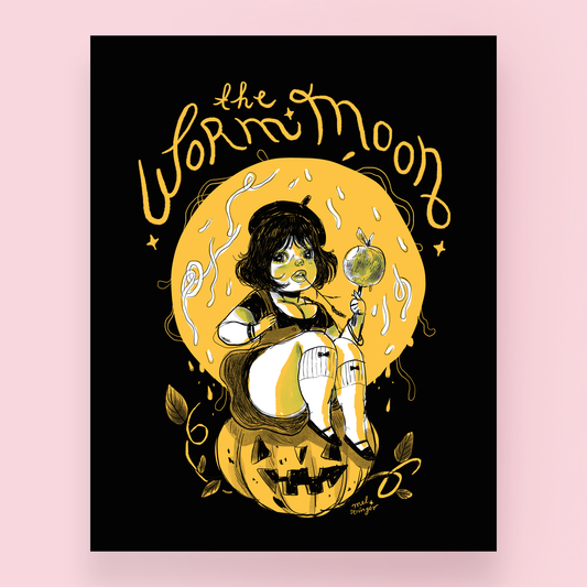 Worm Moon - letter size print