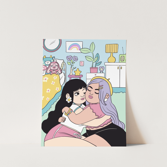Girl Friends - letter size print
