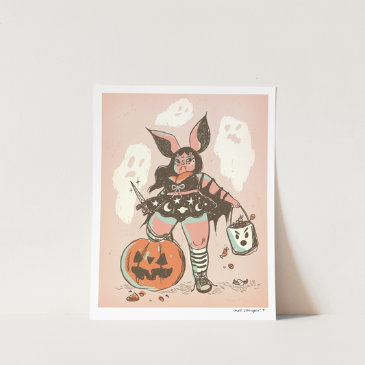 Spooky Von Cutie - letter size print