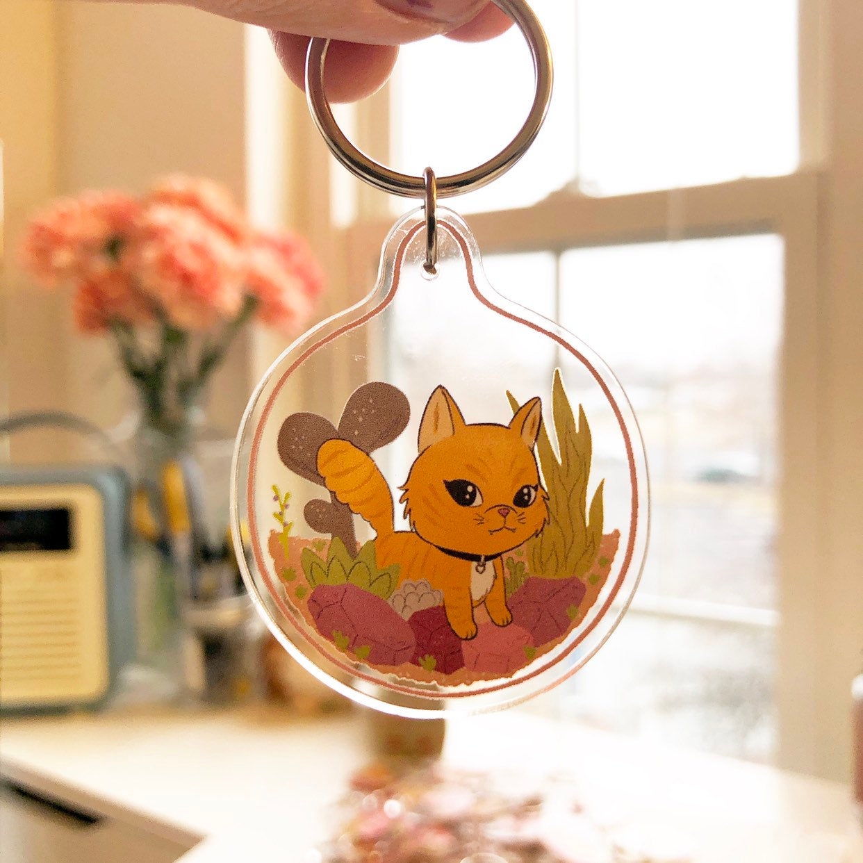 Pup or Kitty Keychain
