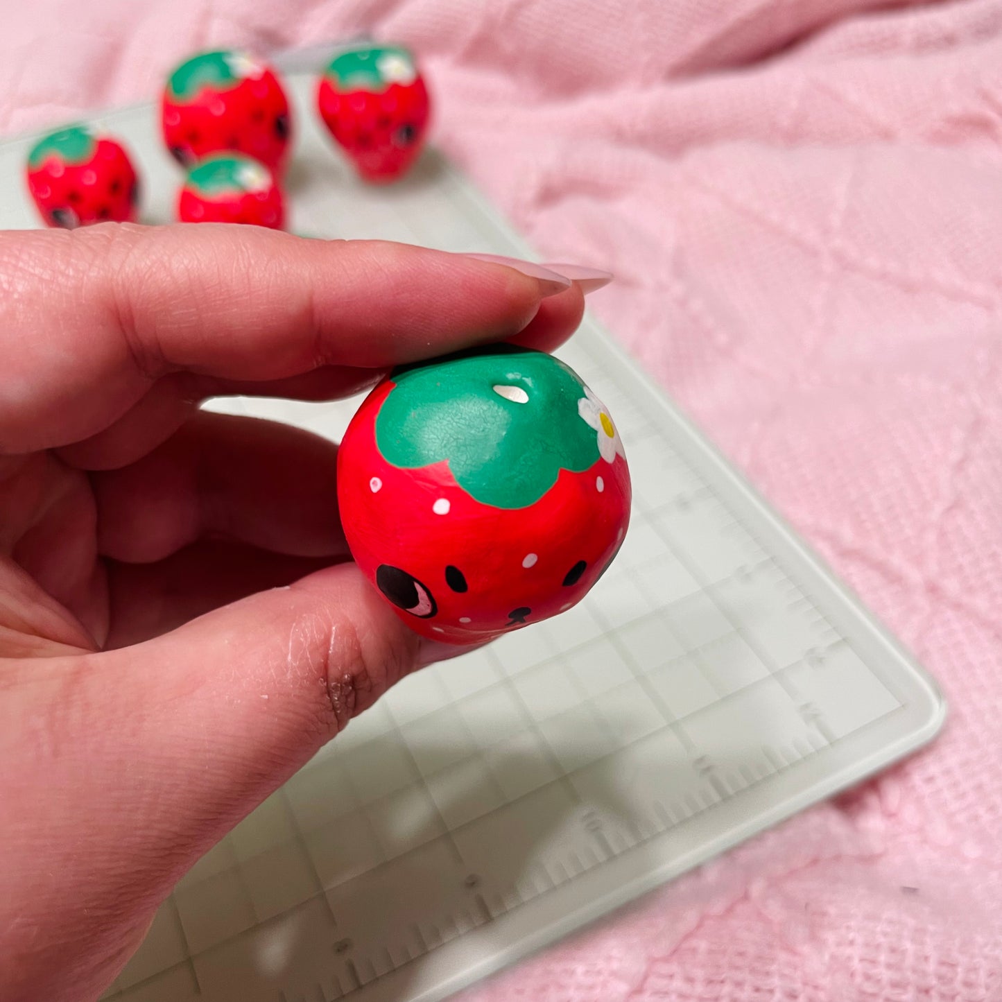 “Rodeo” - Angry Strawberry Pup - Mini Vase - 3.5cm - (sku/plu 4)