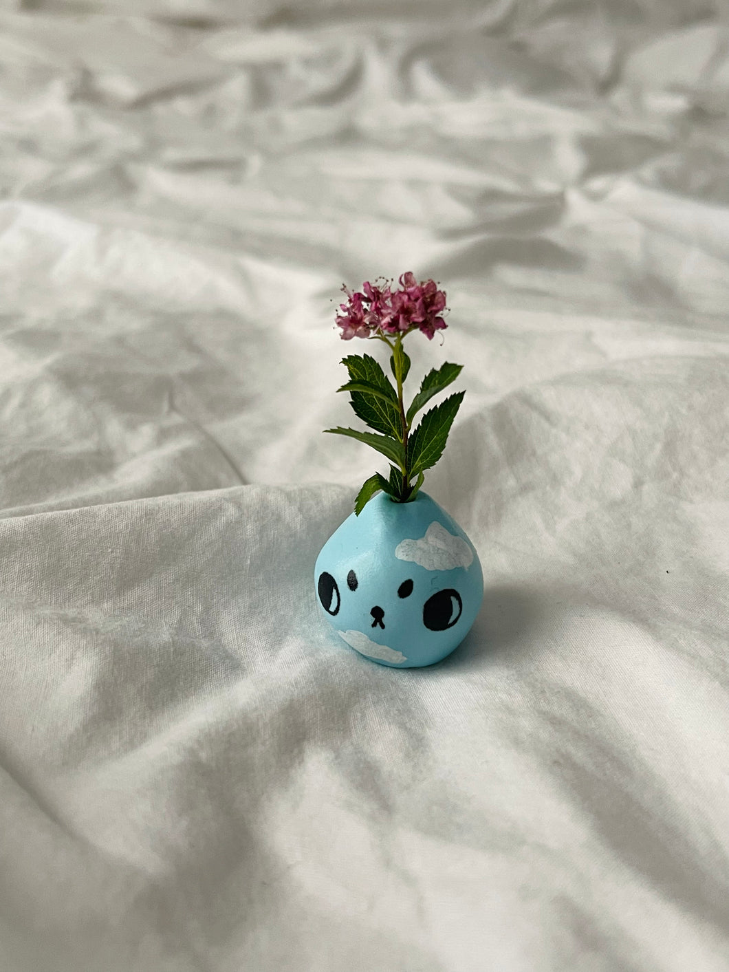 “Cerberus” - Angry Cloud Pup - Mini Vase - 1” - (sku/plu 009)