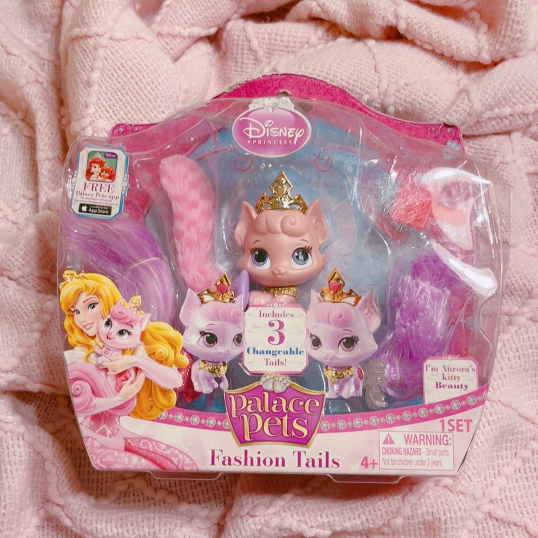 NEW IN BOX - Disney Palace Pets Fashion Tails - Aurora’s Kitty “Beauty” toy