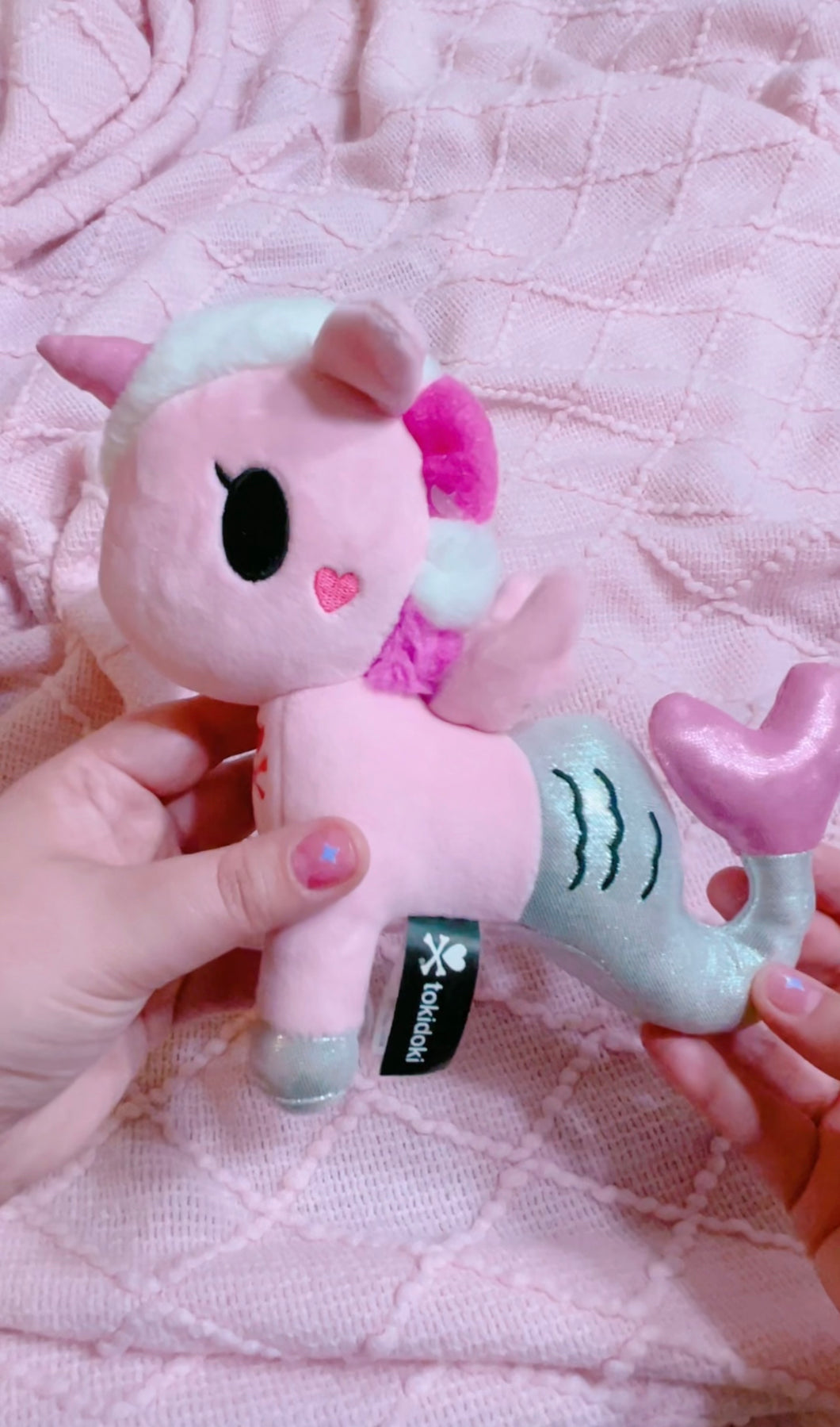TokiDoki unicorn mermaid plush toy - 7.5” tall