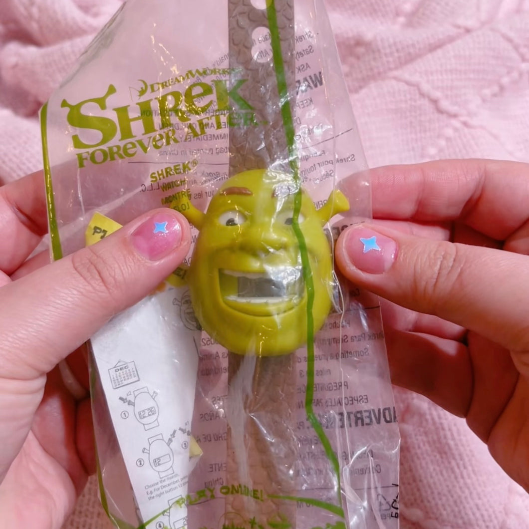 Shrek 2010 wrist watch - McDonald’s toy collectible - never opened!