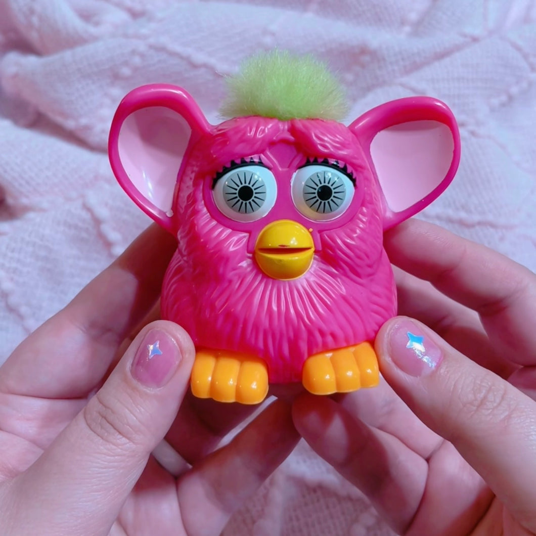 2000’s plastic Furby toy - 3” tall
