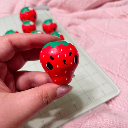 “Rose” - Angry Strawberry Pup - Mini Vase - 4cm - (sku/plu 2)