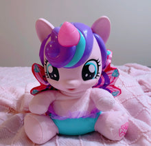 Load image into Gallery viewer, Works! Baby Flurry Heart baby doll toy that talks and horn lights up - 10” - 2015
