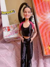Load image into Gallery viewer, Sporty Spice doll toy - box has been opened before / box very damaged but doll is in great condition - 1997 - 13” long box (comes w accessories)
