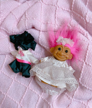 Load image into Gallery viewer, 7” vintage Russ bride troll - comes with grooms outfit as well
