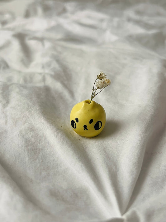“Happy” - Angry Citrus Pup - Mini Vase - 2cm - (sku/plu 14)