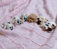 Load image into Gallery viewer, 6 little vintage Pound Puppies lot - 3” long (toy)
