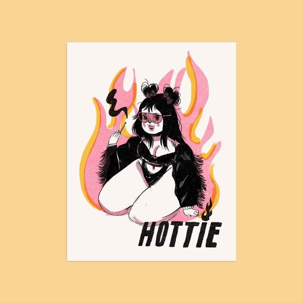 Hottie - mini print