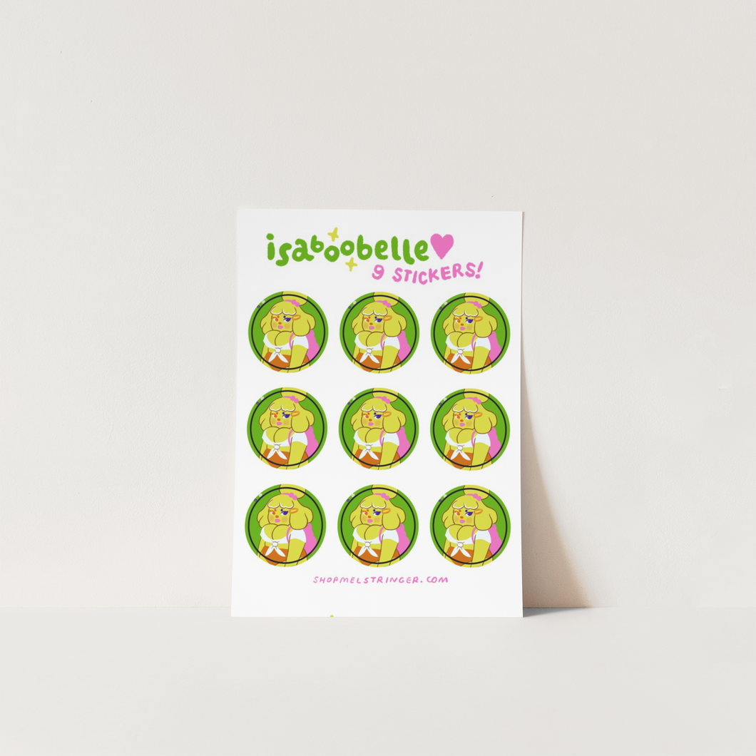 Isaboobelle - sticker sheet