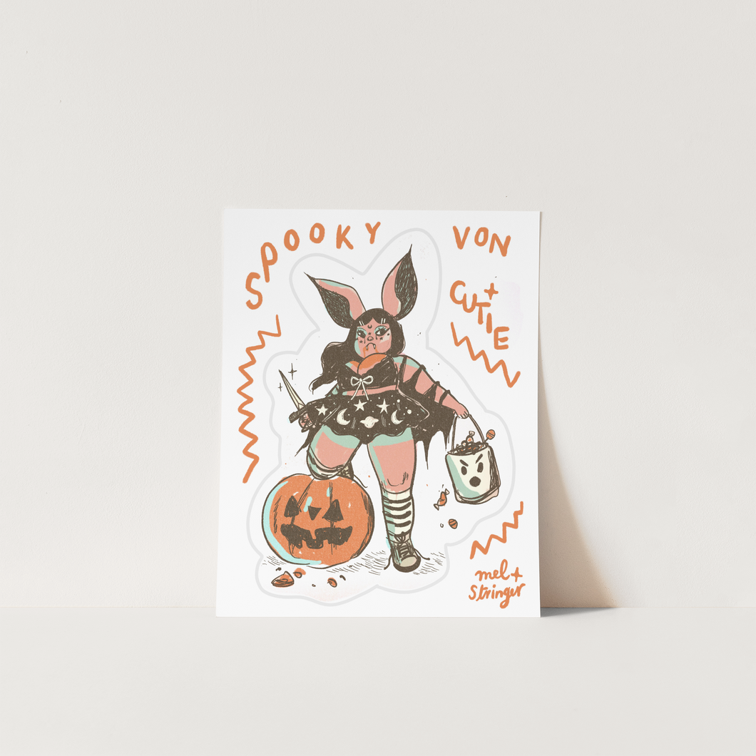 Spooky Von Cutie - sticker sheet