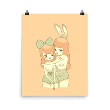 Load image into Gallery viewer, Retro Series - Bunnies - Giclée Art Print
