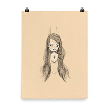 Load image into Gallery viewer, Retro Series - Bat Girl - Giclée Art Print
