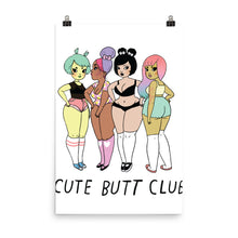 Load image into Gallery viewer, Cute Butt Club - Giclée Art Print
