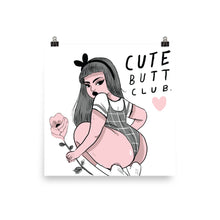 Load image into Gallery viewer, Cute Butt Club, Rosie  - Giclée Art Print
