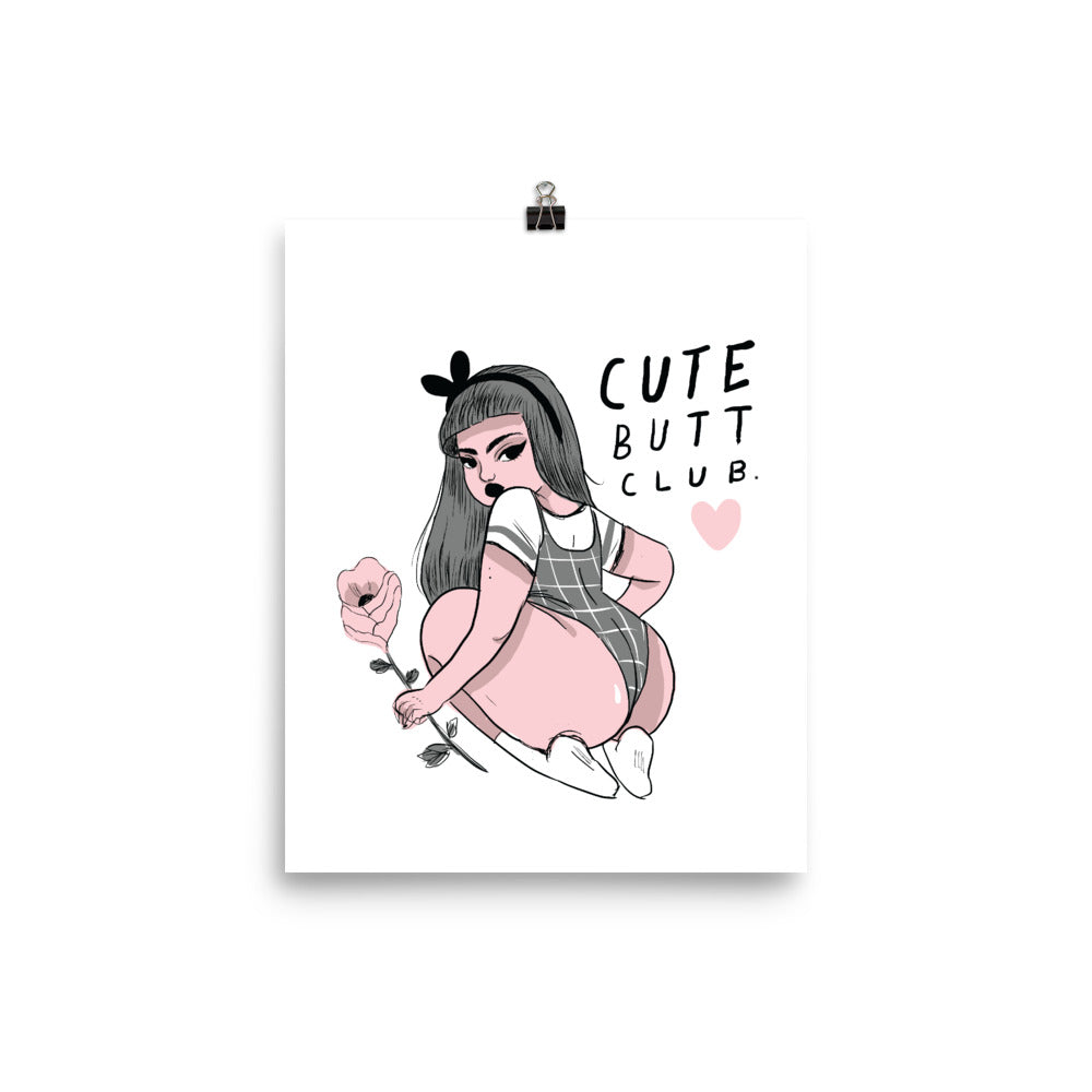 Cute Butt Club, Rosie  - Giclée Art Print