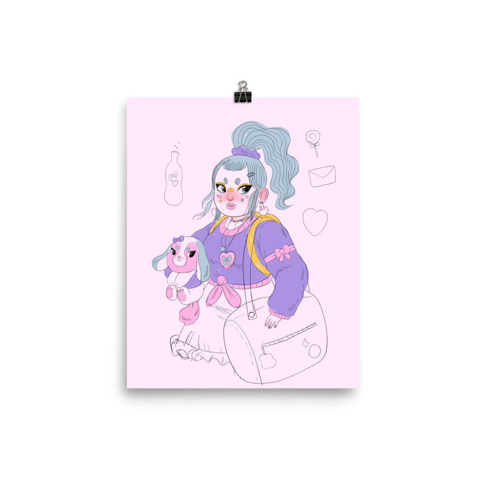 Buppy Girl - Giclée Art Print