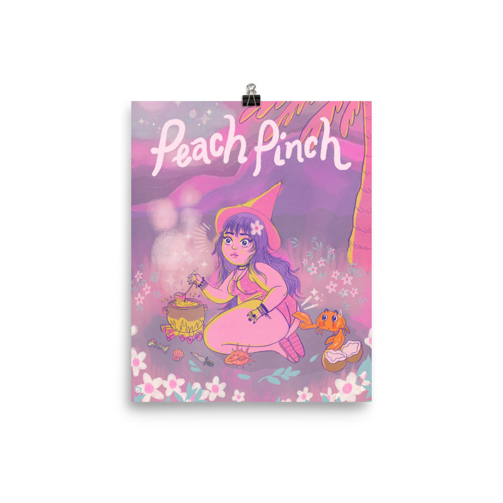 Peach P!nch - Giclée Art Print
