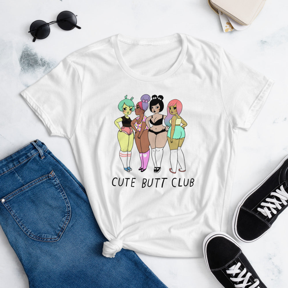 Cute Butt Club Girls - Women's Shirt
